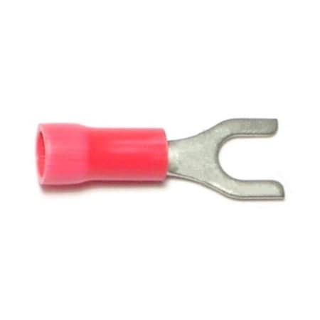 Midwest Fastener Fork Terminal, 18 AWG, Plastic Insulated, 15 PK 69982